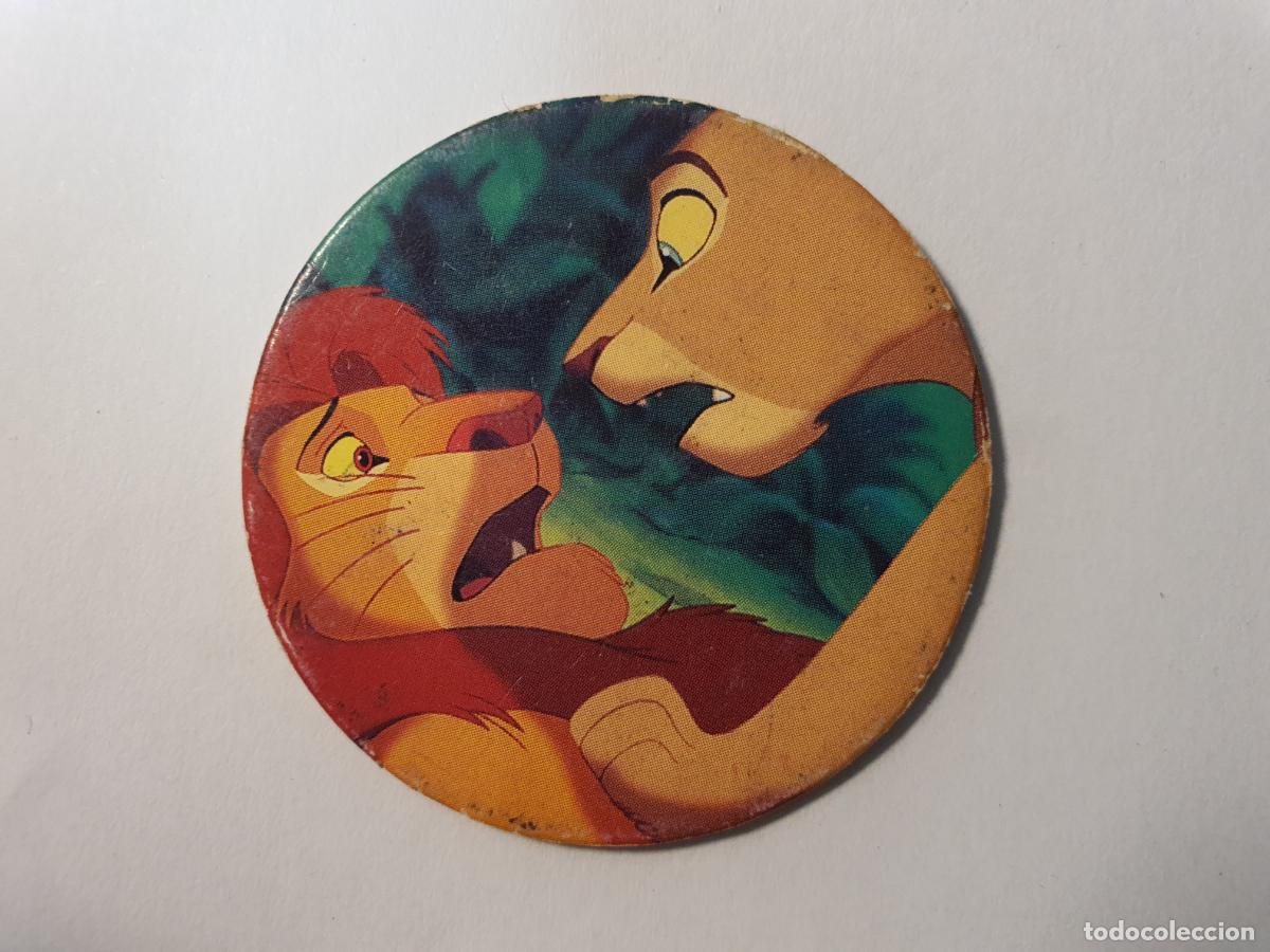 Juguetes antiguos y Juegos de colecci&oacute;n: TAZO PANINI CAPS - DISNEY EL REY LEON - TRASERA LION KING - N&ordm; 29