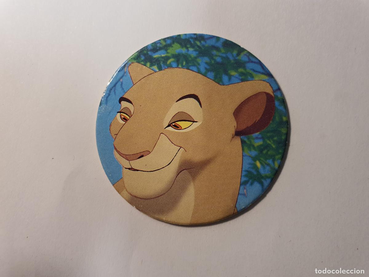 Juguetes antiguos y Juegos de colecci&oacute;n: TAZO PANINI CAPS - DISNEY EL REY LEON - TRASERA LION KING - N&ordm; 10