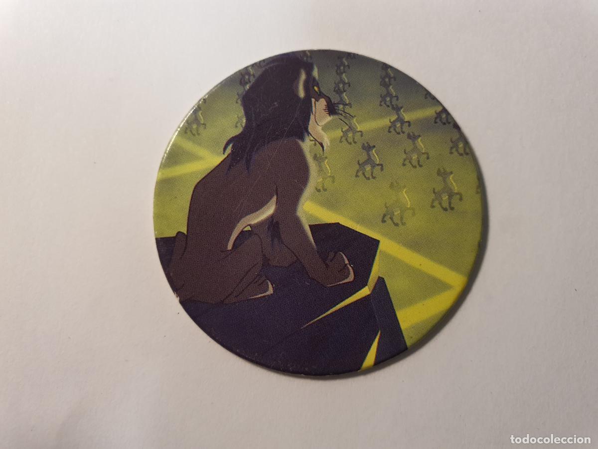 Juguetes antiguos y Juegos de colecci&oacute;n: TAZO PANINI CAPS - DISNEY EL REY LEON - TRASERA LION KING - N&ordm; 17