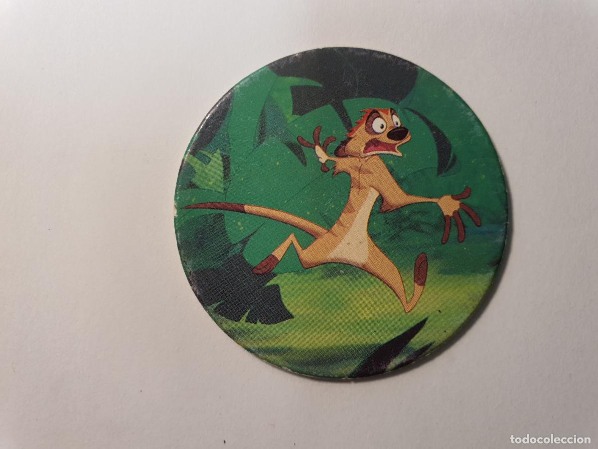 Juguetes antiguos y Juegos de colecci&oacute;n: TAZO PANINI CAPS - DISNEY EL REY LEON - TRASERA LION KING - N&ordm; 26