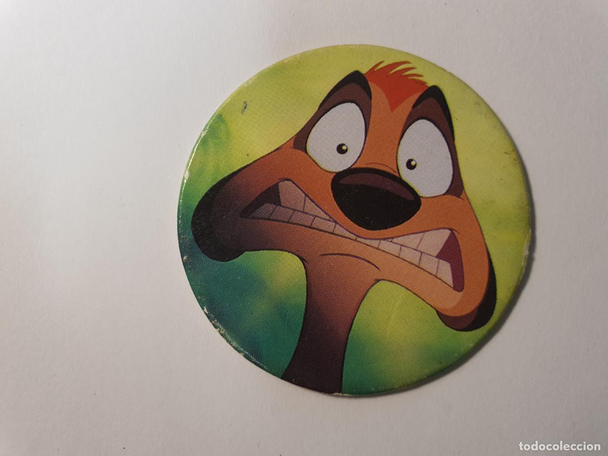 Juguetes antiguos y Juegos de colecci&oacute;n: TAZO PANINI CAPS - DISNEY EL REY LEON - TRASERA LION KING - N&ordm; 27