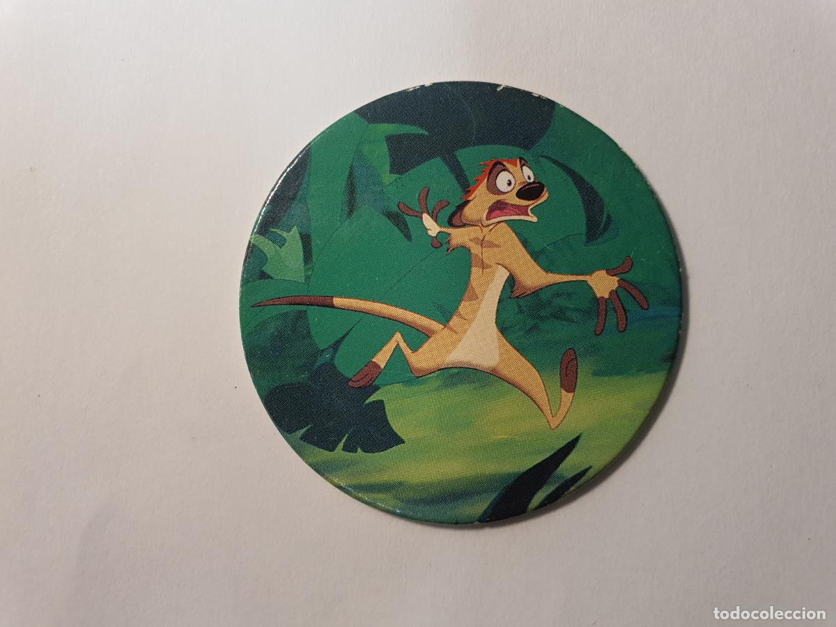 Juguetes antiguos y Juegos de colecci&oacute;n: TAZO PANINI CAPS - DISNEY EL REY LEON - TRASERA REY LEON - N&ordm; 26