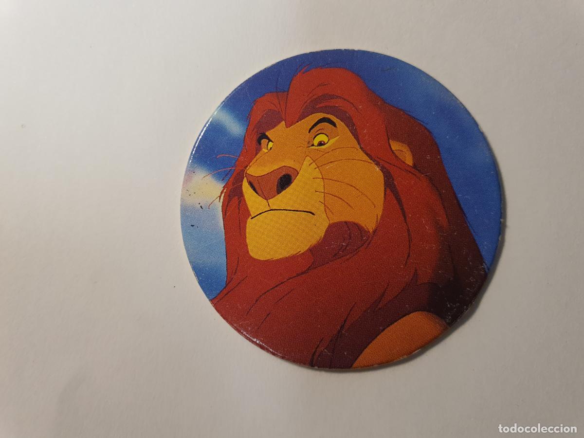 Juguetes antiguos y Juegos de colecci&oacute;n: TAZO PANINI CAPS - DISNEY EL REY LEON - TRASERA REY LEON - N&ordm; 2