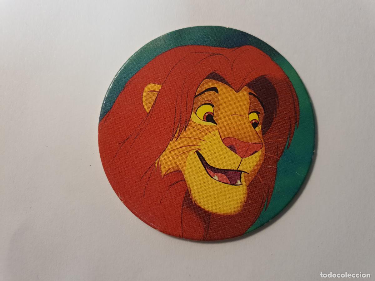 Juguetes antiguos y Juegos de colecci&oacute;n: TAZO PANINI CAPS - DISNEY EL REY LEON - TRASERA REY LEON - N&ordm; 30