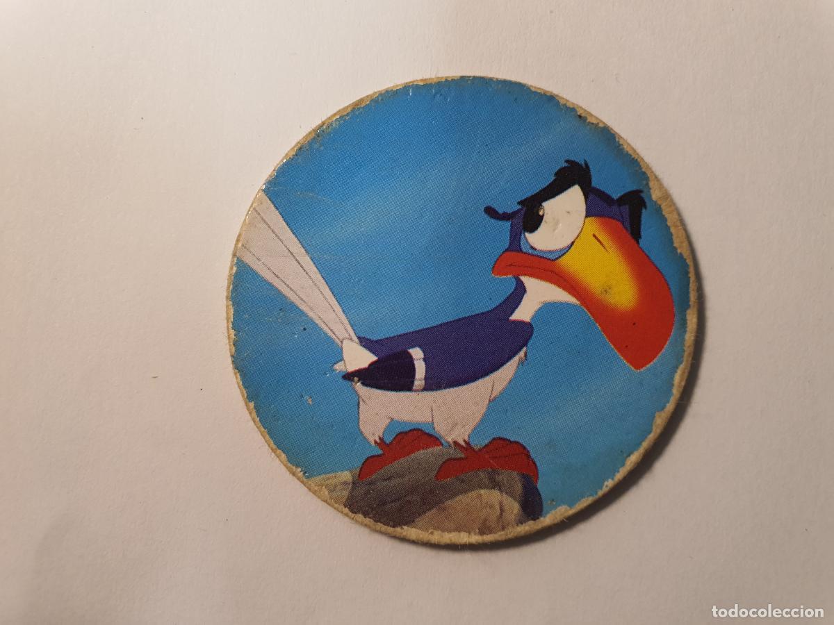 Juguetes antiguos y Juegos de colecci&oacute;n: TAZO PANINI CAPS - DISNEY EL REY LEON - TRASERA REY LEON - N&ordm; 8