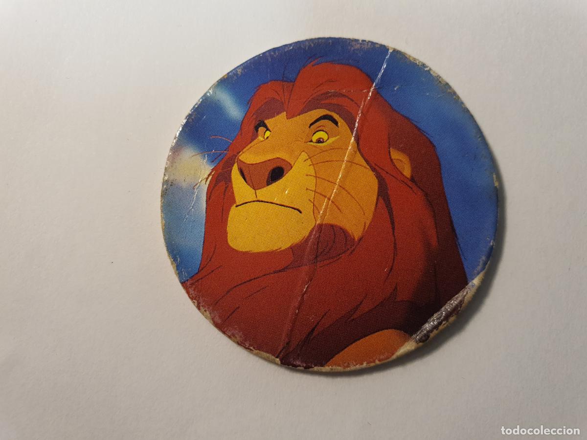 Juguetes antiguos y Juegos de colecci&oacute;n: TAZO PANINI CAPS - DISNEY EL REY LEON - TRASERA REY LEON - N&ordm; 2