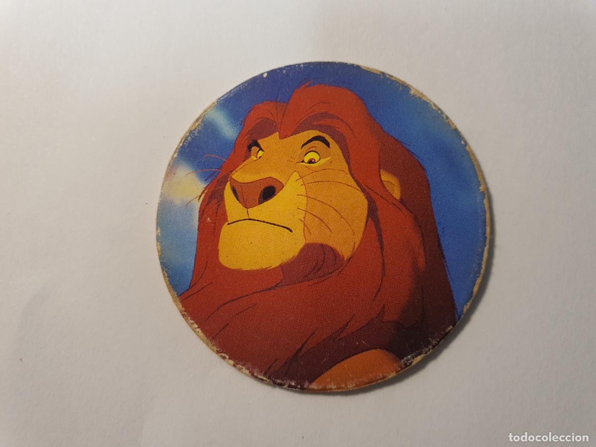 Juguetes antiguos y Juegos de colecci&oacute;n: TAZO PANINI CAPS - DISNEY EL REY LEON - TRASERA REY LEON - N&ordm; 2