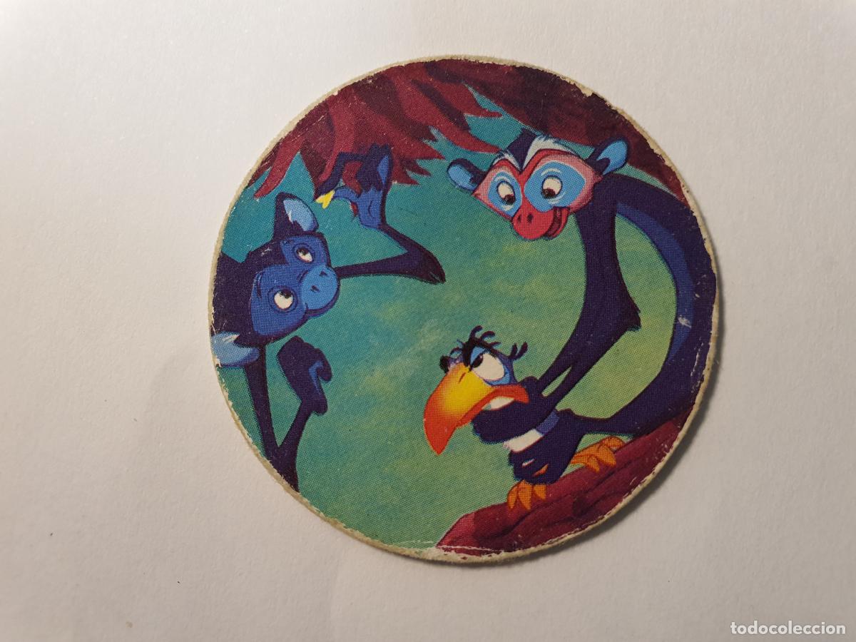 Juguetes antiguos y Juegos de colecci&oacute;n: TAZO PANINI CAPS - DISNEY EL REY LEON - TRASERA REY LEON - N&ordm; 14