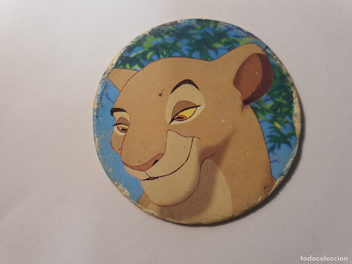 Juguetes antiguos y Juegos de colecci&oacute;n: TAZO PANINI CAPS - DISNEY EL REY LEON - TRASERA REY LEON - N&ordm; 10