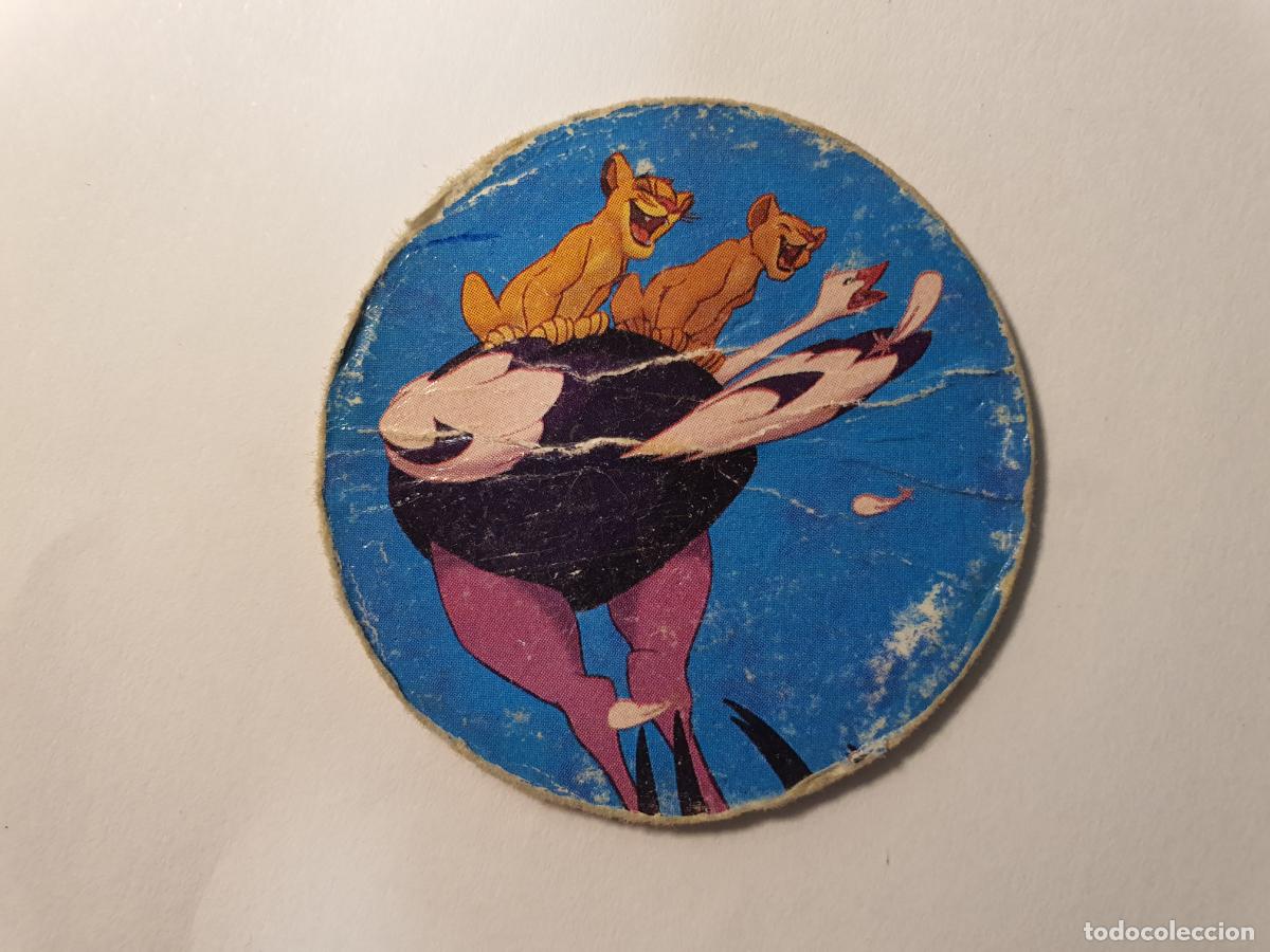 Juguetes antiguos y Juegos de colecci&oacute;n: TAZO PANINI CAPS - DISNEY EL REY LEON - TRASERA REY LEON - N&ordm; 15