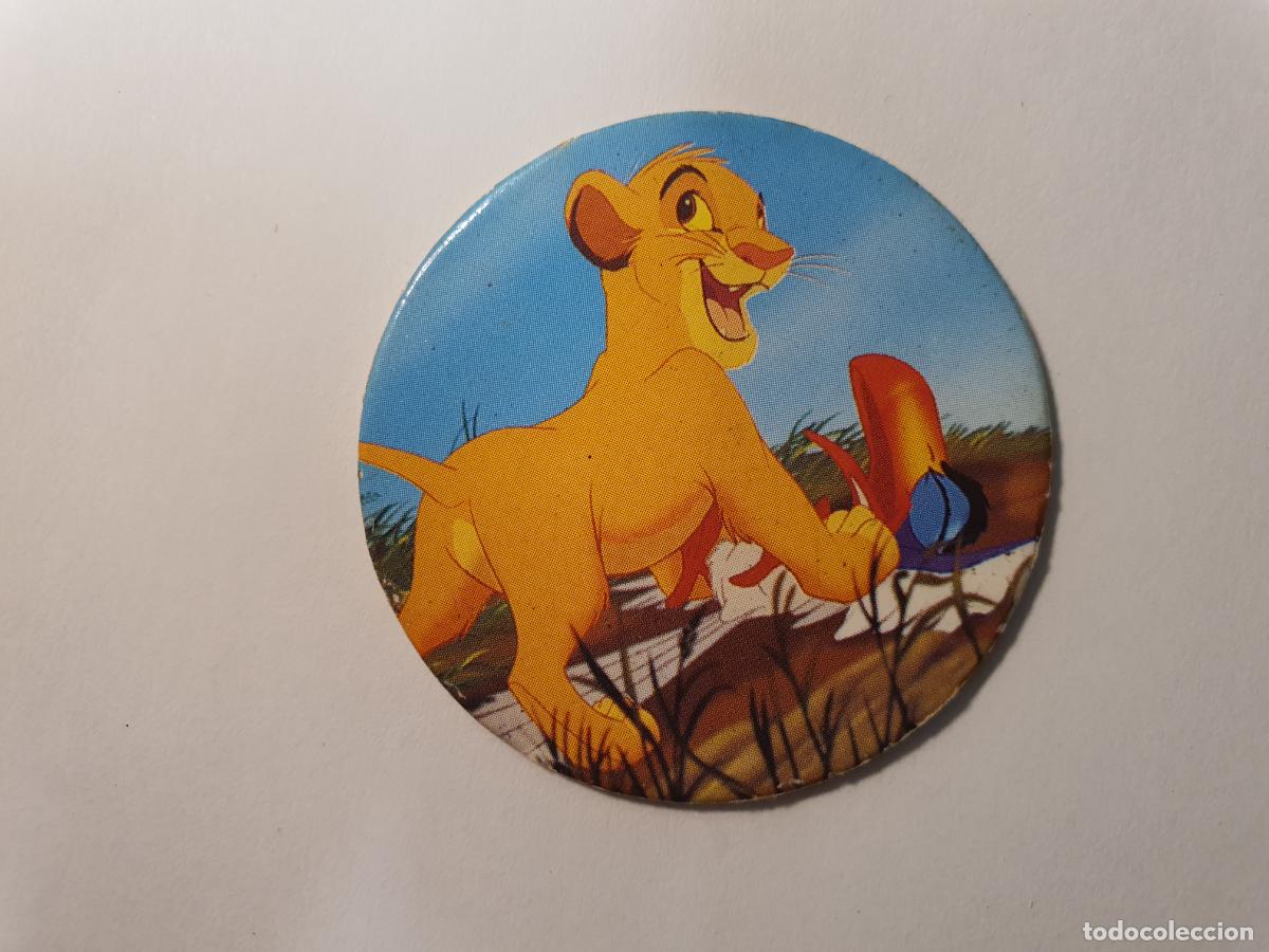 Juguetes antiguos y Juegos de colecci&oacute;n: TAZO PANINI CAPS - DISNEY EL REY LEON - TRASERA REY LEON - N&ordm; 9