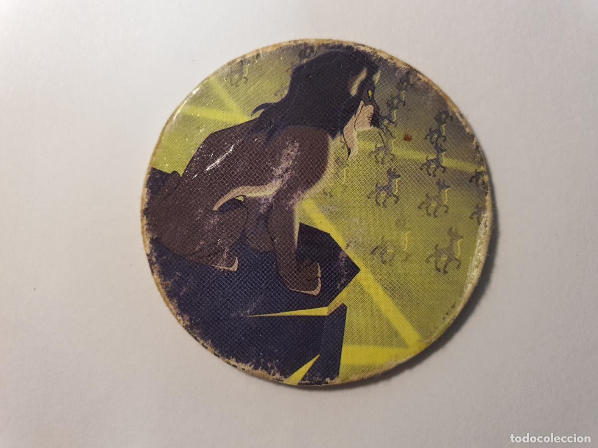 Juguetes antiguos y Juegos de colecci&oacute;n: TAZO PANINI CAPS - DISNEY EL REY LEON - TRASERA REY LEON - N&ordm; 17