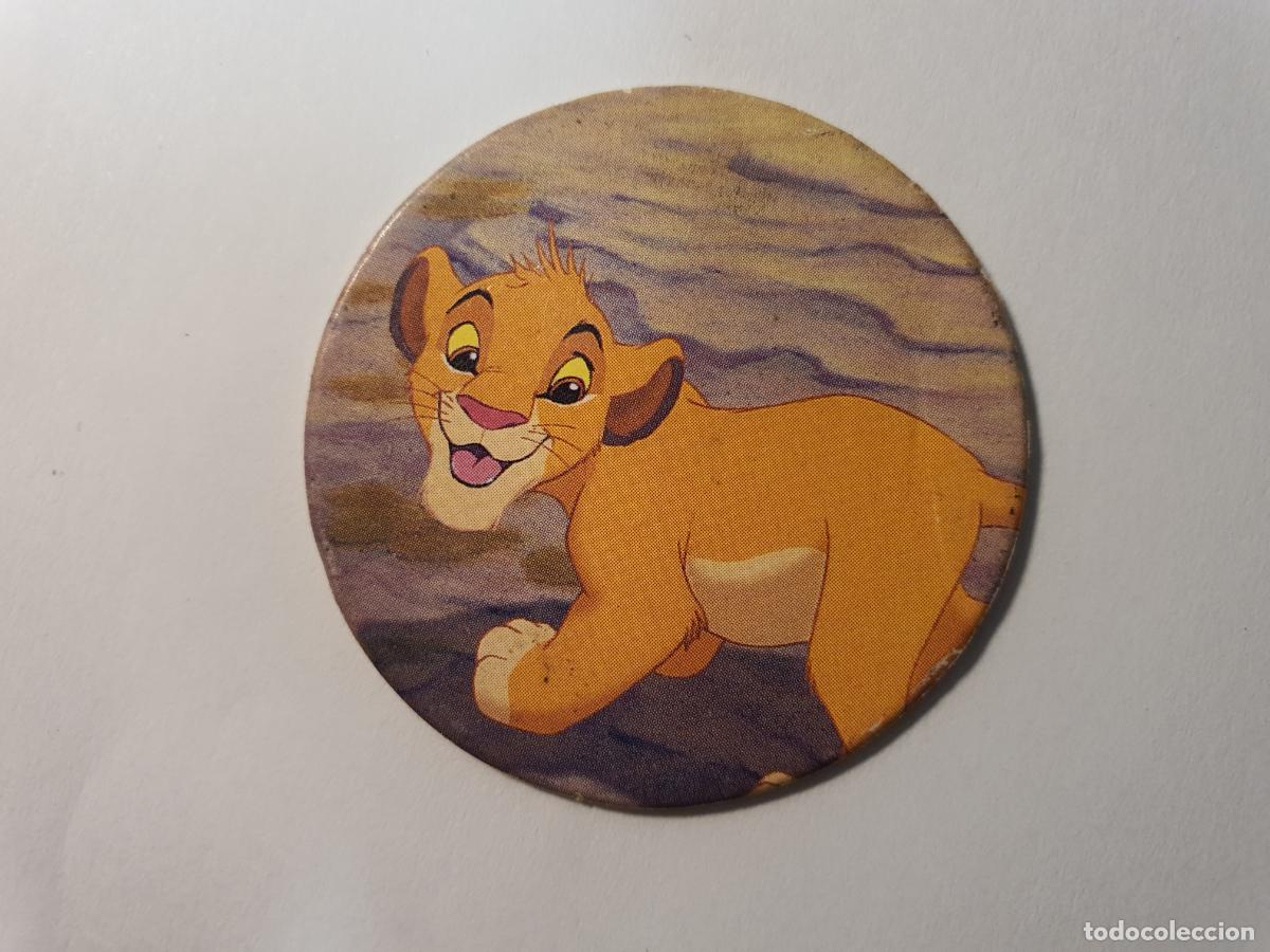 Juguetes antiguos y Juegos de colecci&oacute;n: TAZO PANINI CAPS - DISNEY EL REY LEON - TRASERA REY LEON - N&ordm; 11