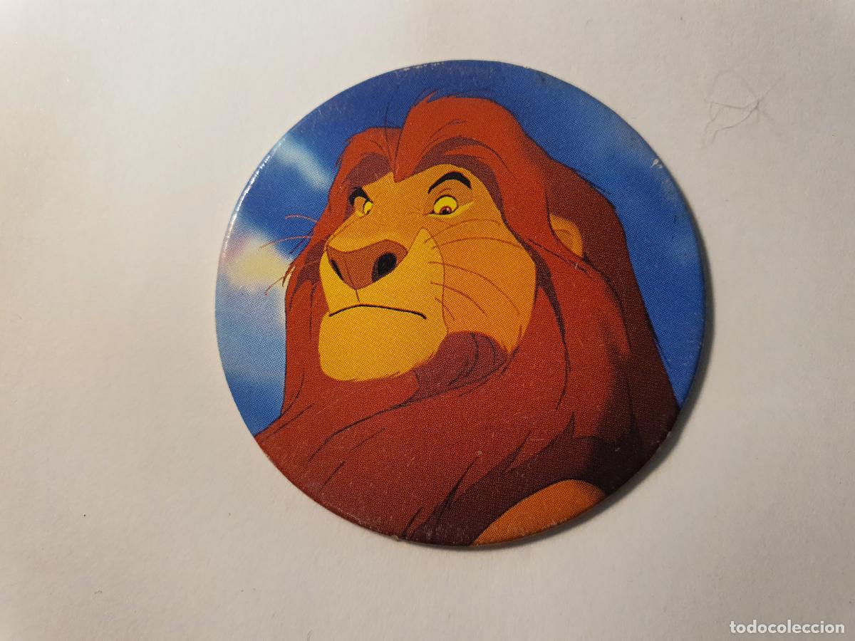 Juguetes antiguos y Juegos de colecci&oacute;n: TAZO PANINI CAPS - DISNEY EL REY LEON - TRASERA REY LEON - N&ordm; 2