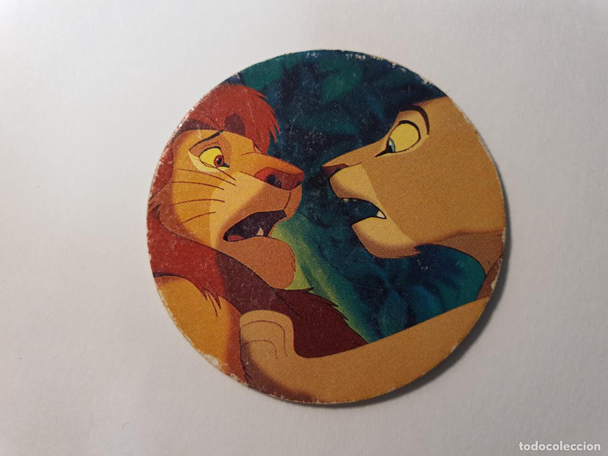 Juguetes antiguos y Juegos de colecci&oacute;n: TAZO PANINI CAPS - DISNEY EL REY LEON - TRASERA REY LEON - N&ordm; 29