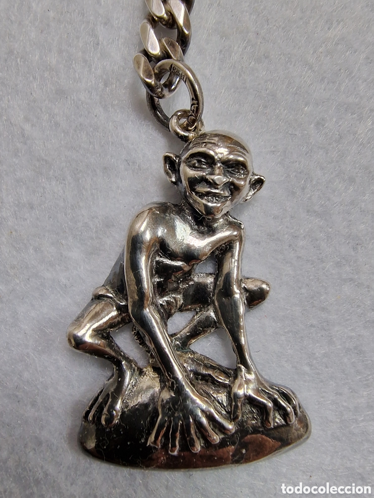 Juguetes antiguos y Juegos de colecci&oacute;n: Llavero Gollum / Plata (925) - Lord of the Rings - Licencia oficial NLP. Inc