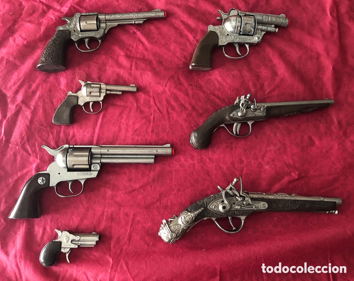 Paire De Pistolets Cowboy à Amorces - GONHER - Jouet Ancien Vintage Espagne