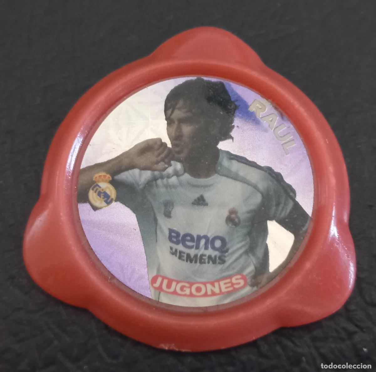 Brinquedos antigos e Jogos de cole&ccedil;&atilde;o: TAZO JUGONES FUTBOL &rdquo;RAUL&rdquo;