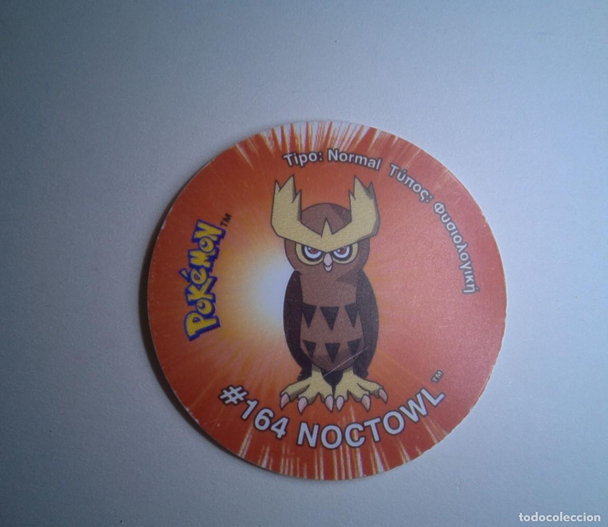 Altes Spielzeug und Spiele: TAZO N&deg; 164. &rdquo; NOCTOWL &rdquo; POK&Eacute;MON. MATUTANO. NINTENDO. A&Ntilde;O 2001. SERIE 3