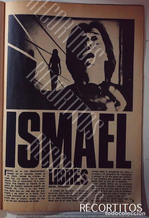 Juguetes antiguos y Juegos de colecci&oacute;n: ISMAEL LIBRES 1973 CANTANTE