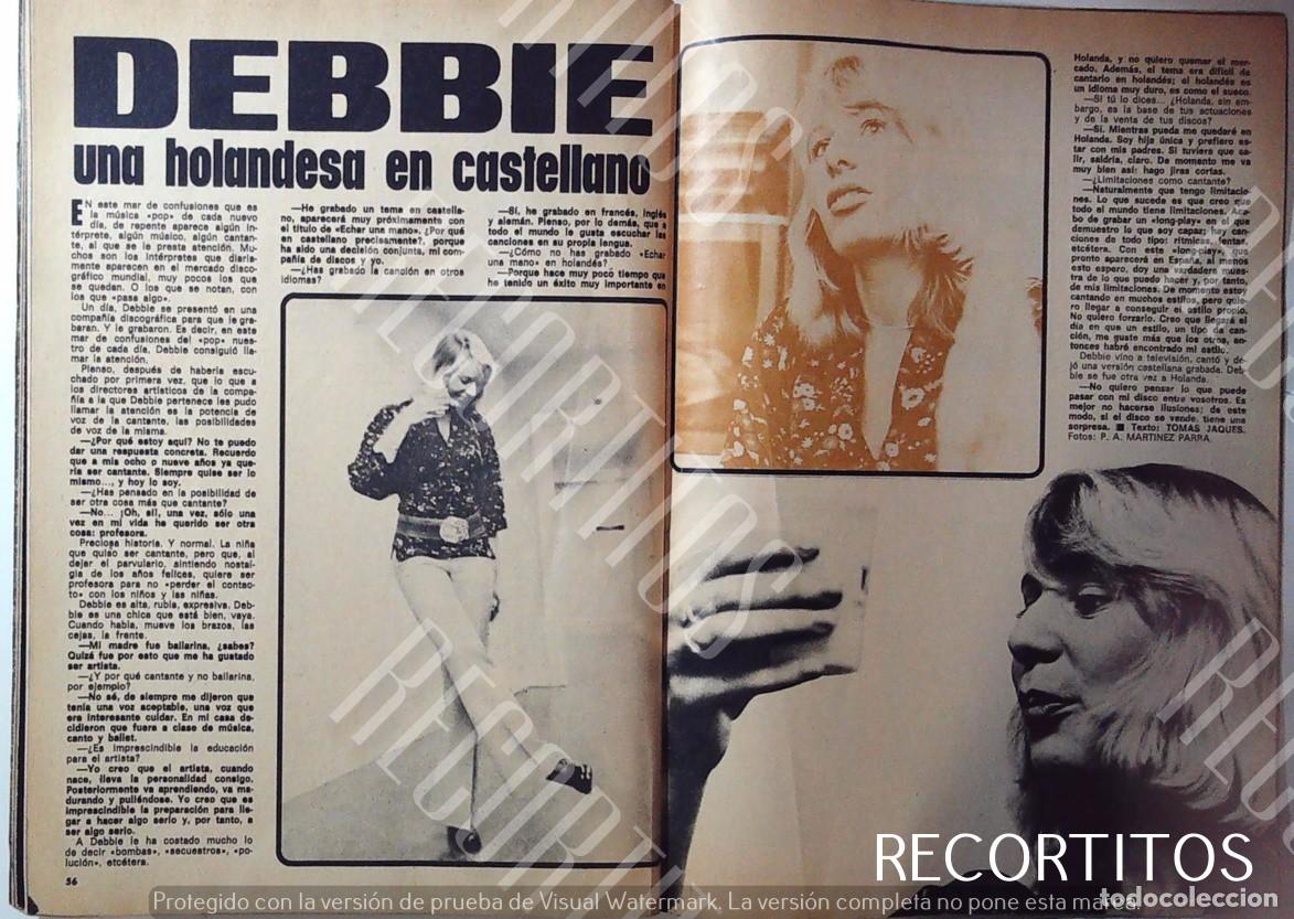 Juguetes antiguos y Juegos de colecci&oacute;n: DEBBIE HOLANDESA 1973 CANTANTE