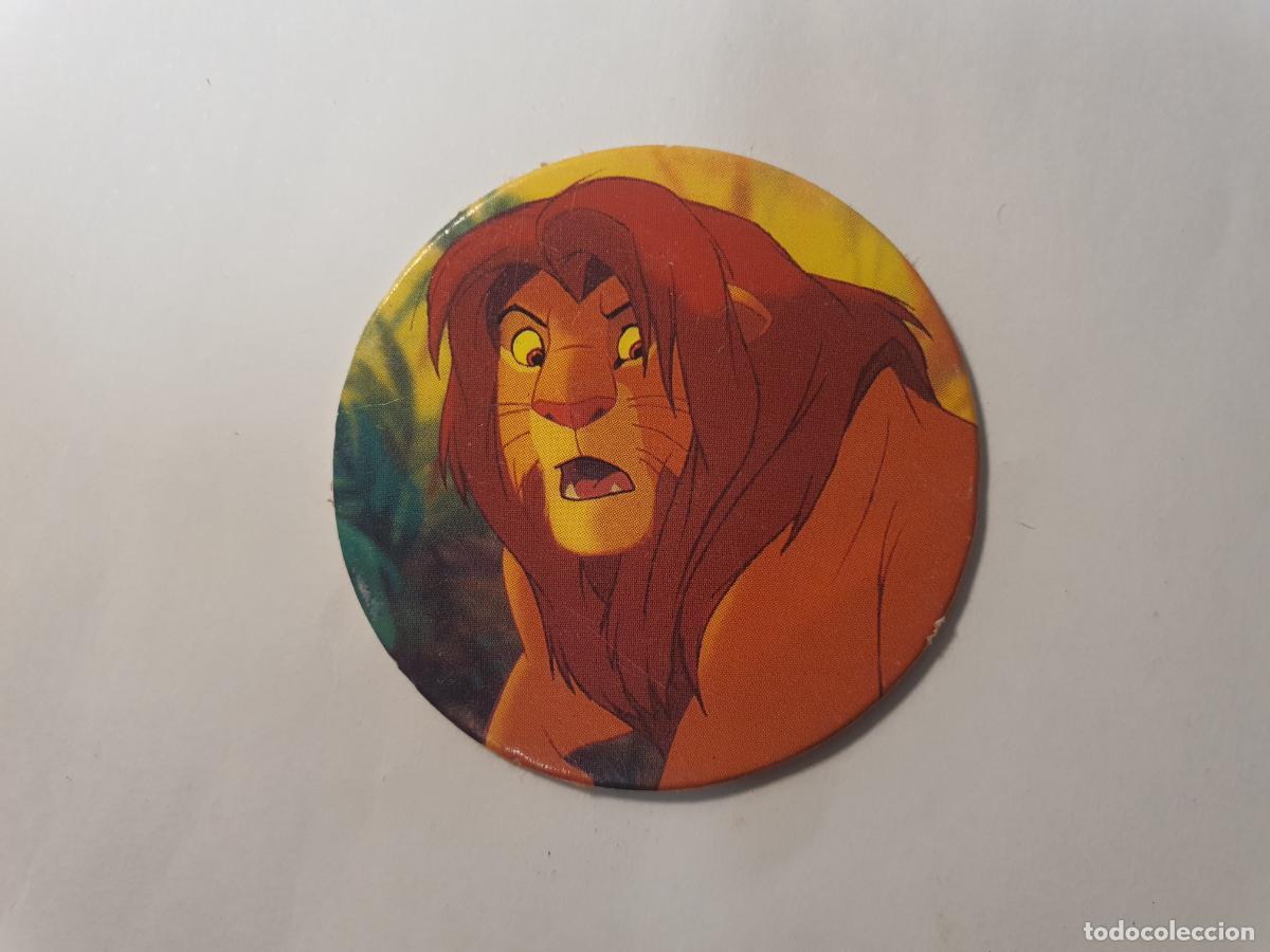 Juguetes antiguos y Juegos de colecci&oacute;n: TAZO PANINI CAPS - DISNEY EL REY LEON - TRASERA ROI LION - N&ordm; 31
