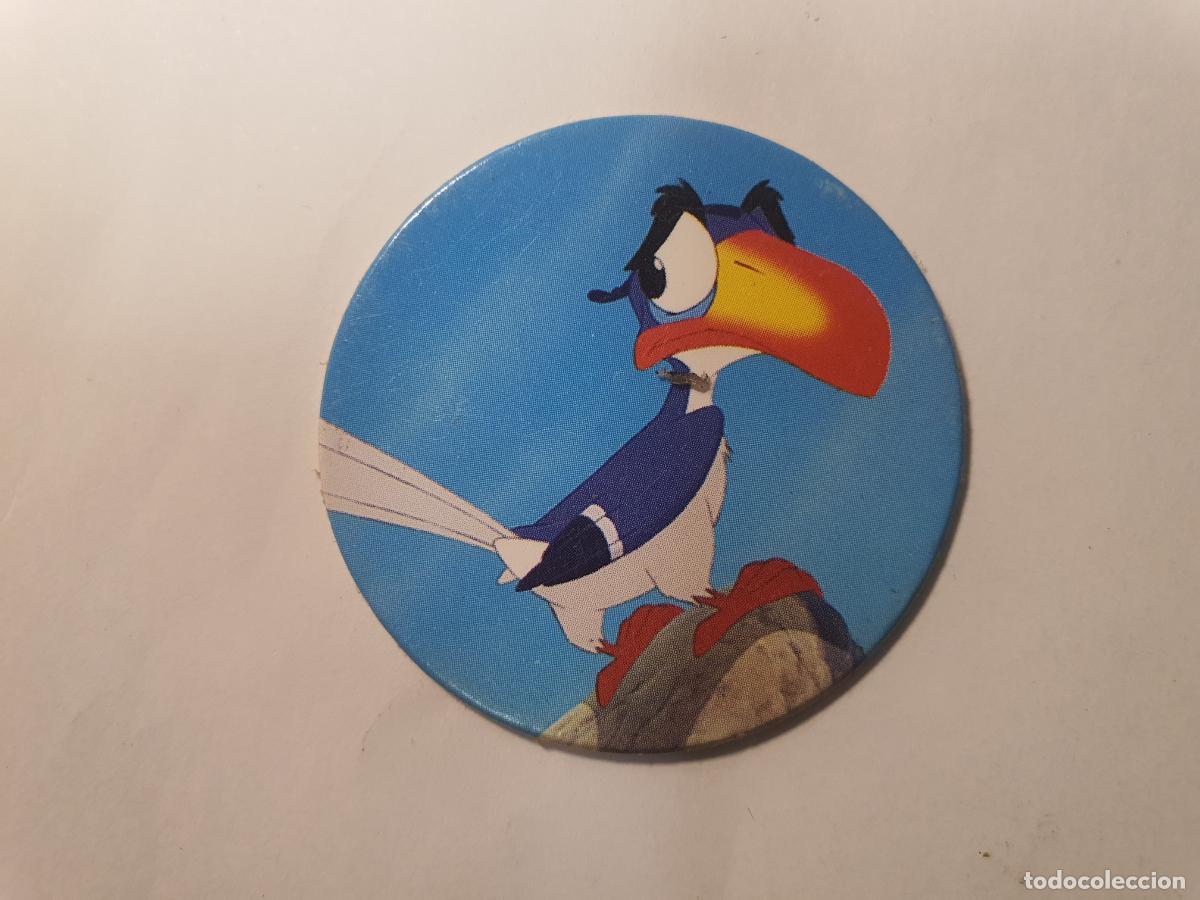 Juguetes antiguos y Juegos de colecci&oacute;n: TAZO PANINI CAPS - DISNEY EL REY LEON - TRASERA ROI LION - N&ordm; 8