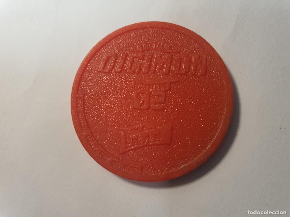 Juguetes antiguos y Juegos de colecci&oacute;n: TAZO MASTER BABYBEL -- DIGIMON 02 - ROJO
