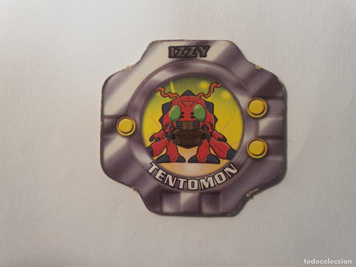 Juguetes antiguos y Juegos de colecci&oacute;n: TAZO DIGIMON 2000 - RELOJ CHICLE VIDAL - N&ordm; TENTOMON