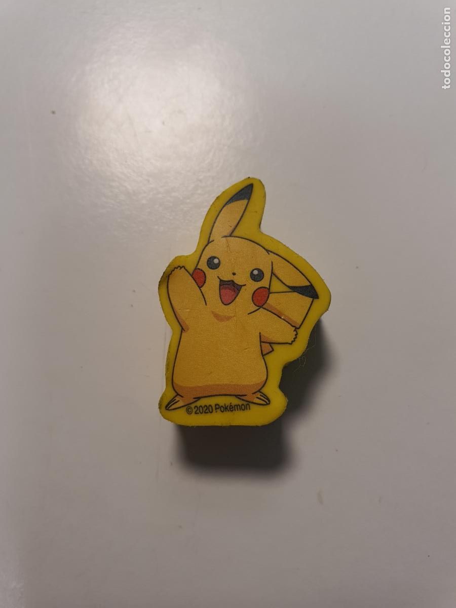 Altes Spielzeug und Spiele: FIGURA HACENDADO HUEVO TIPO KINDER PIKACHU POKEMON GOMA