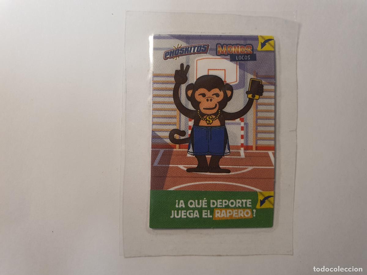 Juguetes antiguos y Juegos de colecci&oacute;n: CROMO PHOSKITOS - MONOS LOCOS - PRECINTADO