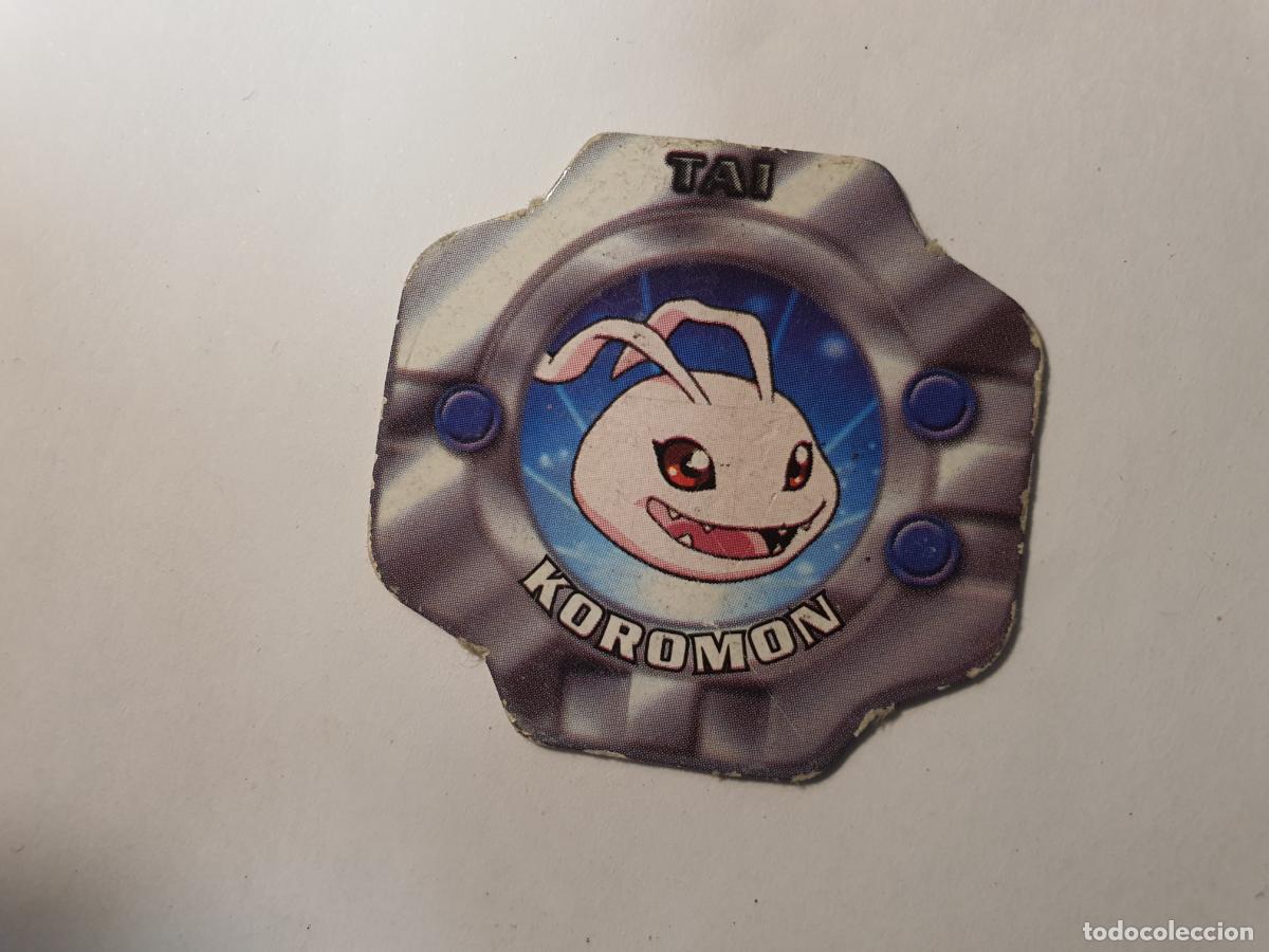 Juguetes antiguos y Juegos de colecci&oacute;n: TAZO DIGIMON 2000 - RELOJ CHICLE VIDAL - N&ordm; KOROMON