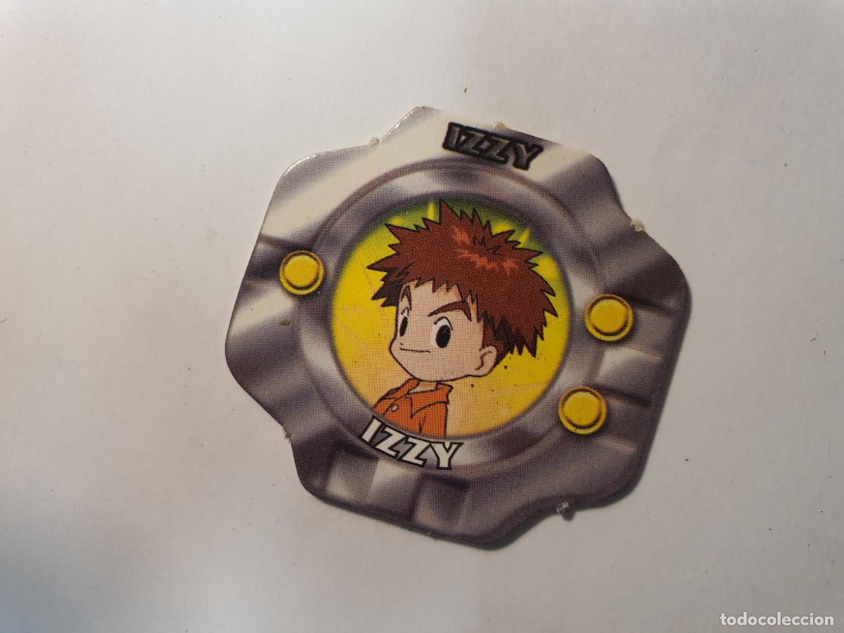 Juguetes antiguos y Juegos de colecci&oacute;n: TAZO DIGIMON 2000 - RELOJ CHICLE VIDAL - N&ordm; IZZY