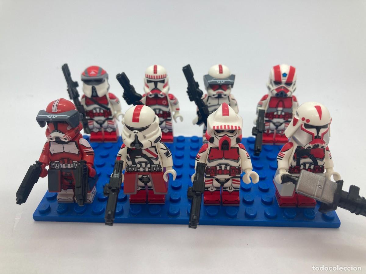 Juguetes antiguos y juegos de colecci&oacute;n: Minifiguras Star Wars Clones de Choque de Coruscant