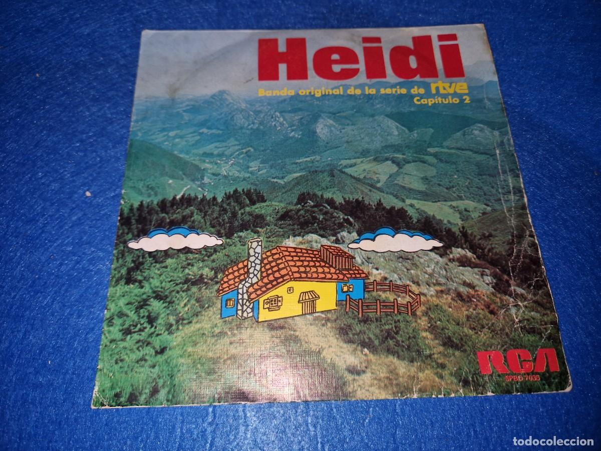 Juguetes antiguos y Juegos de colecci&oacute;n: HEIDI - DISCO SINGLE BANDA ORIGINAL DE LA SERIE RTVE CAPITULO 2 RCA A&Ntilde;O 1975
