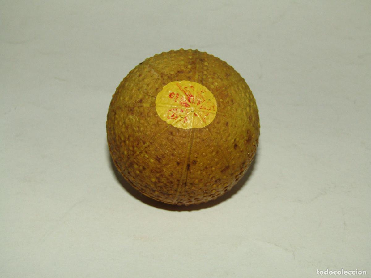 Juguetes antiguos y juegos de colecci&oacute;n: Antigua y Autentica Pelotita Amarilla de Goma CAUCHO de la Casa * CHIVITO * . A&ntilde;o 1960-70s