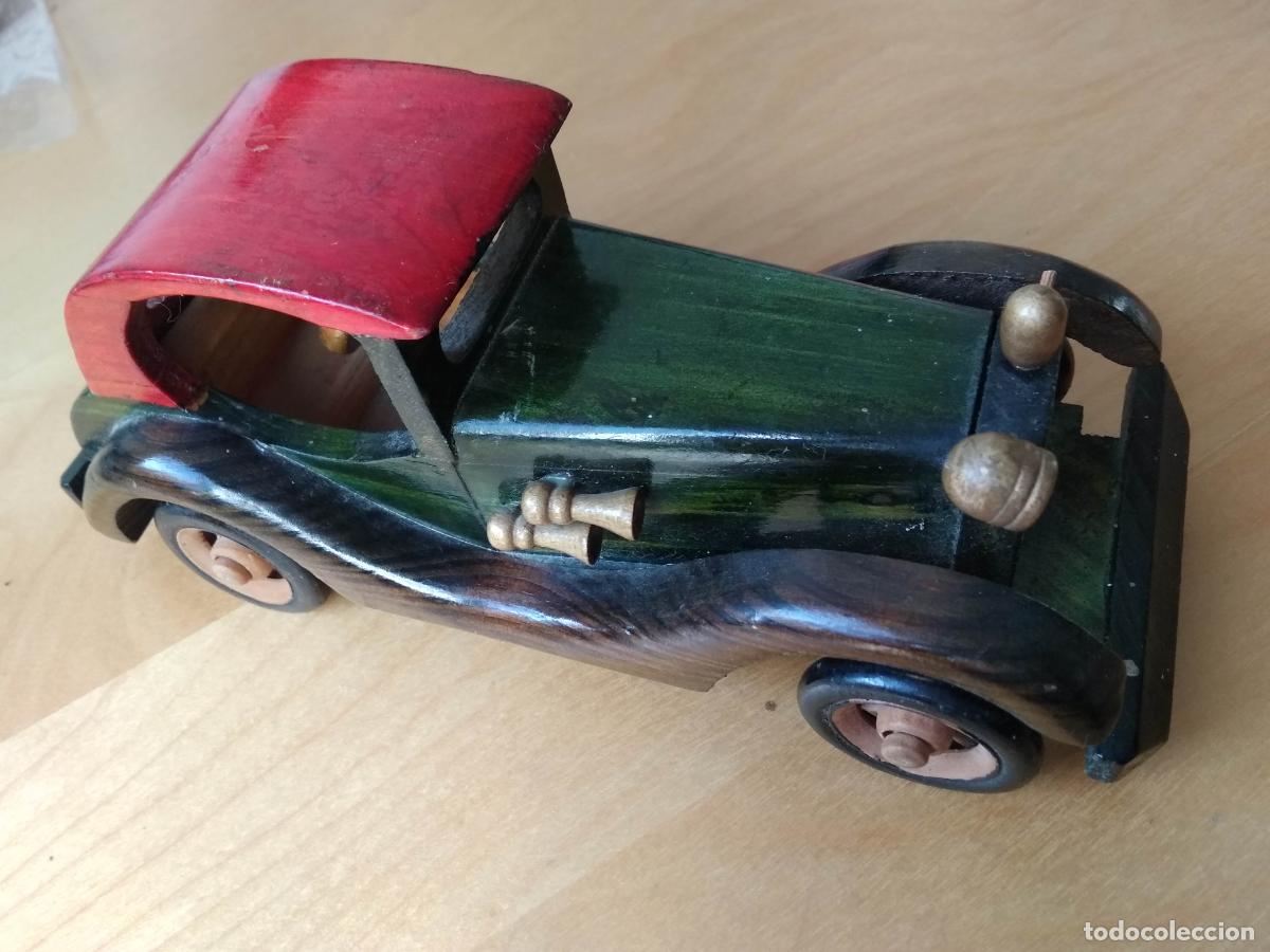 Altes Spielzeug und Spiele: ANTIGUO COCHE DE MADERA