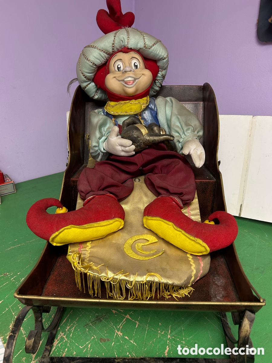Juguetes antiguos y Juegos de colecci&oacute;n: SFTELING ENTREGA EN MANO TRINEO DEL MU&Ntilde;ECO BUF&Oacute;N DEL PARQUE TIENE UN PEQUE&Ntilde;O GOLPE ALANTE