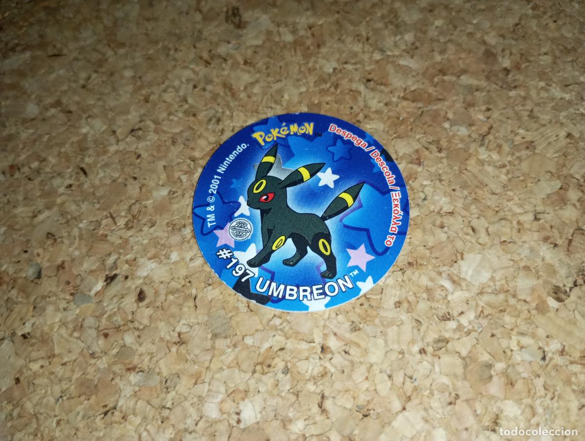 Jouets Anciens et Jeux de collection: Tazo Sticker Pokemon 2001 Stickers Tazos Matutano N&ordm; 9 Umbreon sticker Tazo con pegatina Nintendo