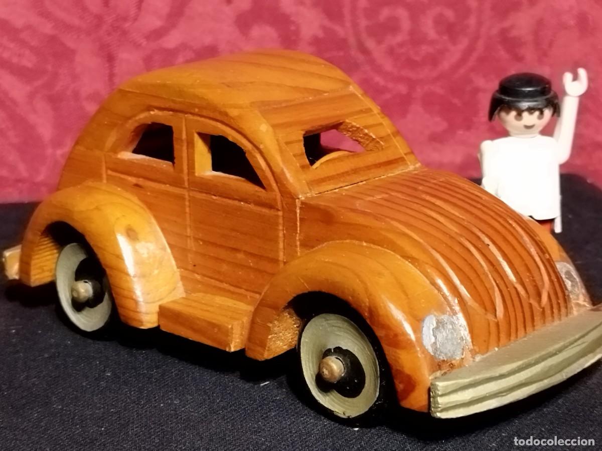 Juguetes antiguos y Juegos de colecci&oacute;n: COCHE BEATLE ESCARABAJO DE MADERA PINO MELIS