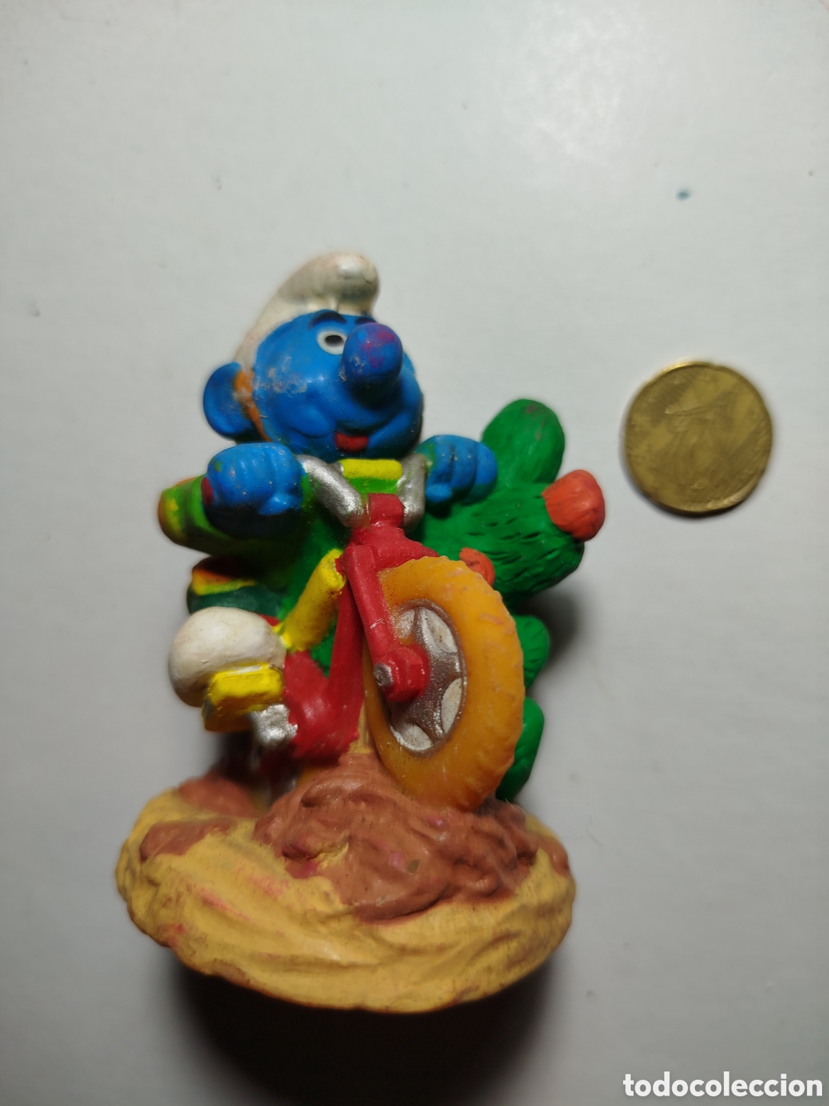 Juguetes antiguos y Juegos de colecci&oacute;n: Figura promocional Pitufos retro