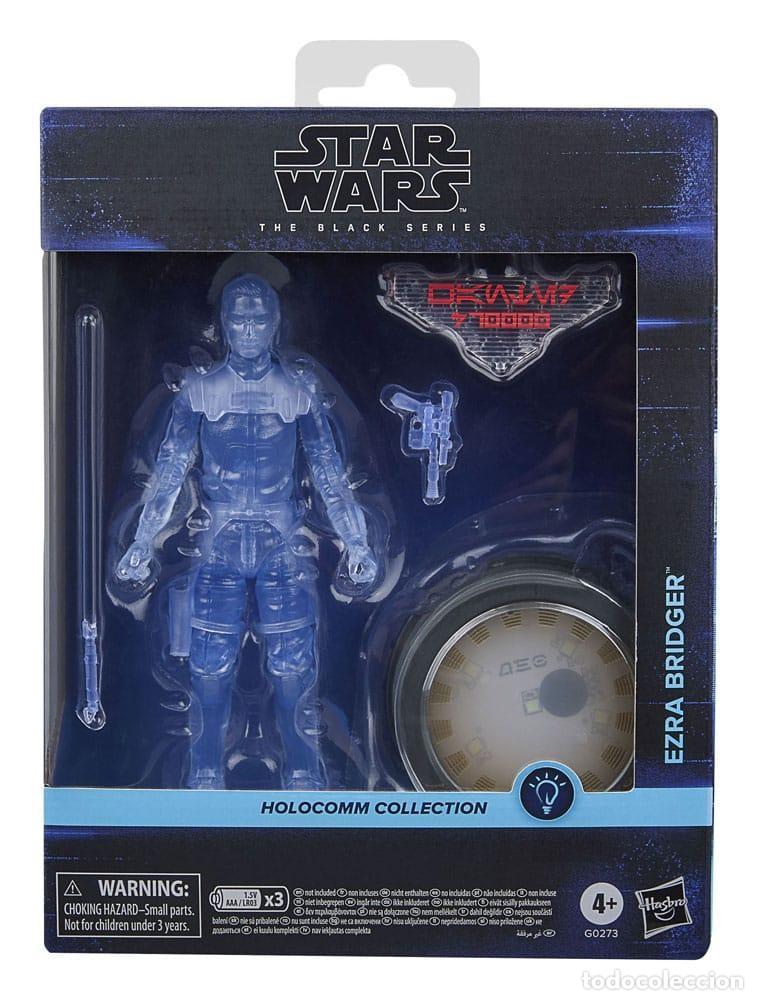 Juguetes antiguos y Juegos de colecci&oacute;n: Star Wars Black Series Holocomm Collection Figura Ezra Bridger 15 cm