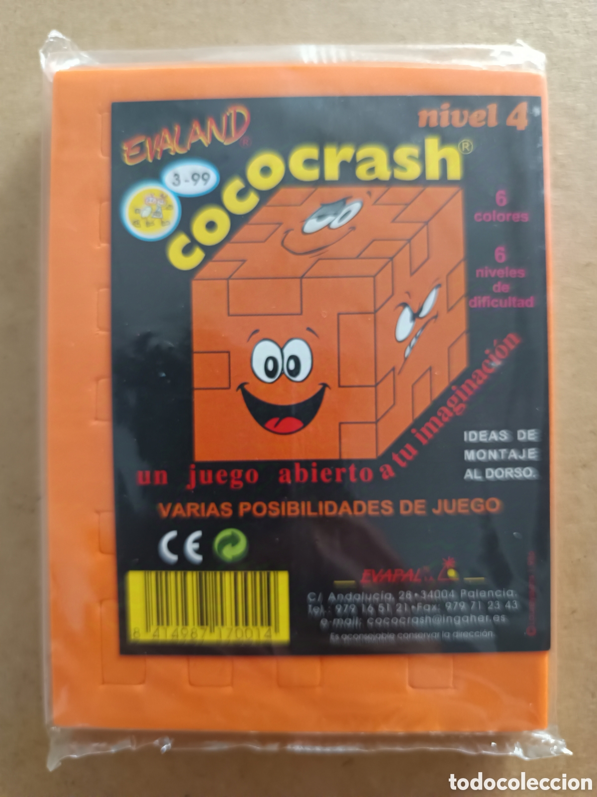 Giocattoli antichi e Giochi di collezione: [&deg;_&deg;] Cococrash Naranja Nivel 4 (Evaland, 1986). Precintado.