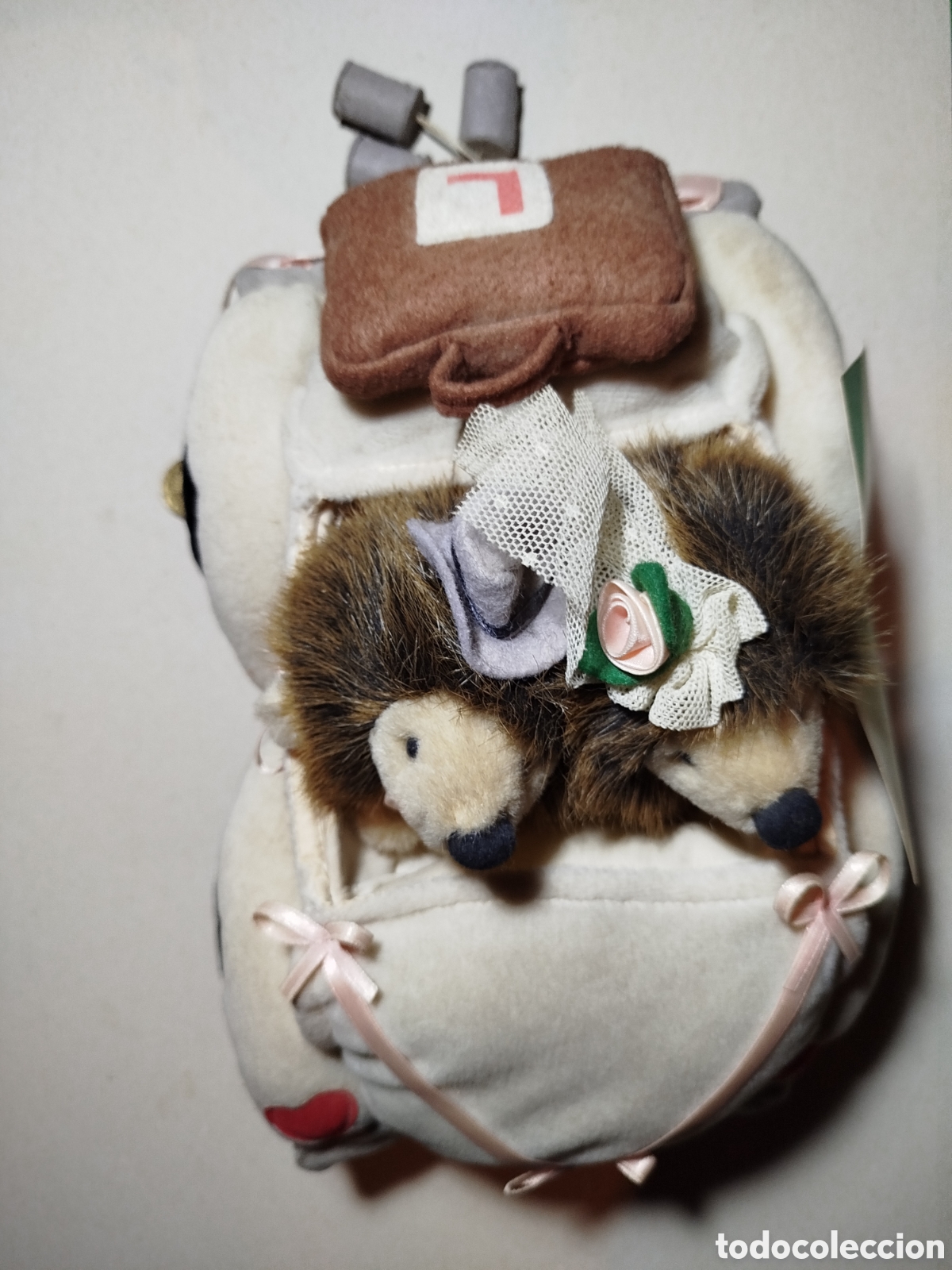 Giocattoli antichi e Giochi di collezione: Peluche erizos reci&eacute;n casados