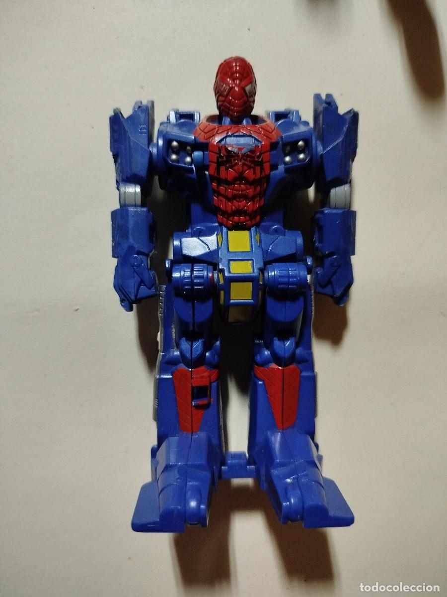 Juguetes antiguos y juegos de colecci&oacute;n: figura Spiderman robot retro