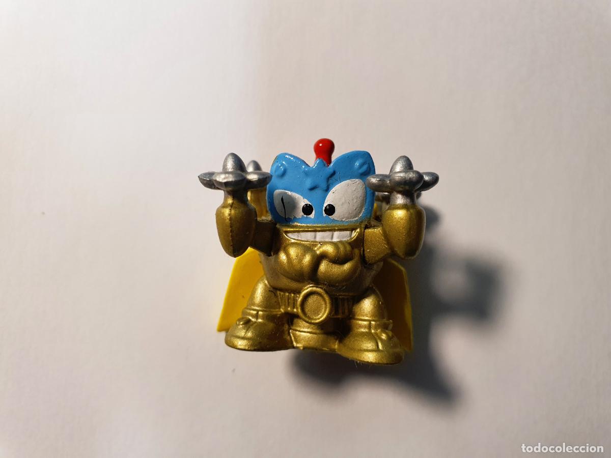 Juguetes antiguos y Juegos de colecci&oacute;n: FIGURA SUPERZINGS - Magicbox SERIE 7 - SUPER RARO ORO - N&ordm; 469 HELIX - SUPERZING SUPERTHINGS