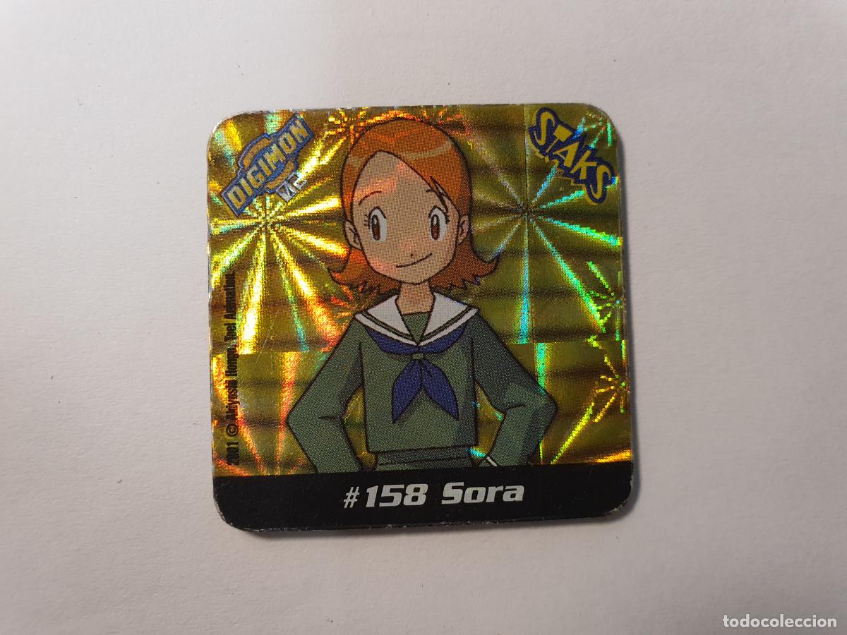 Juguetes antiguos y Juegos de colecci&oacute;n: TAZO CROMO DIGIMON 02 -- 2001 -- STAKS -- N&ordm; 158 BRILLANTE