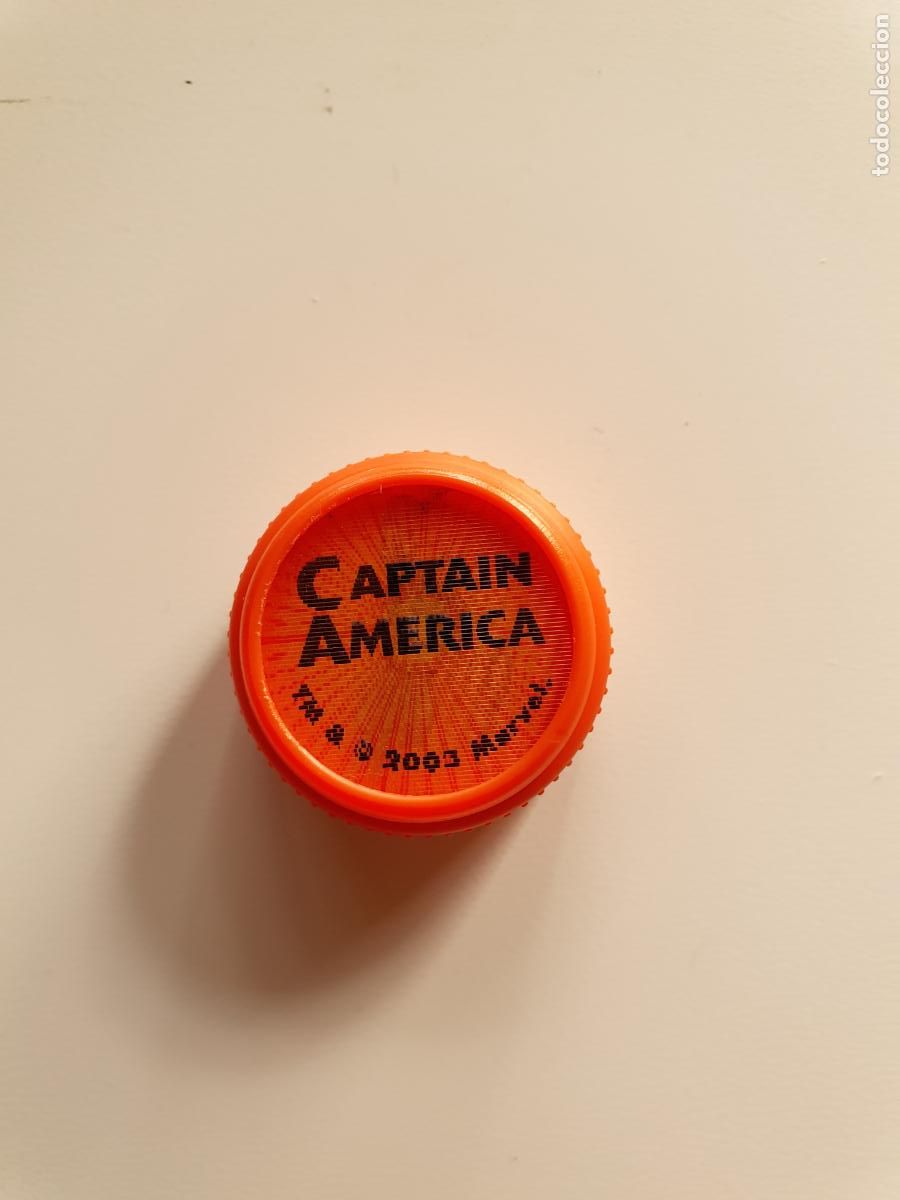 Juguetes antiguos y juegos de colecci&oacute;n: CROMO TAPON MARVEL 2003 -- PEPSI -- N&ordm; CAPTAIN AMERICA