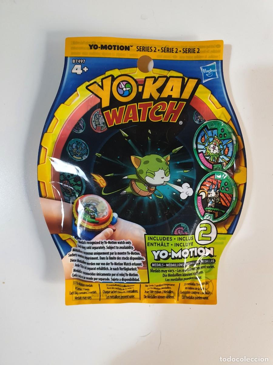 Juguetes antiguos y Juegos de colecci&oacute;n: SOBRE TAZO MONEDA -- YOKAI WATCH -- YO MOTION 2 SERIE - NUEVO A ESTRENAR -