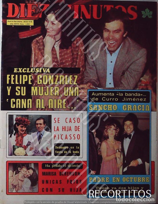 Jouets Anciens et Jeux de collection: RECORTE PORTADA PALOMA PICASSO SANCHO GRACIA MARISA BERENSON FELIPE GONZALEZ